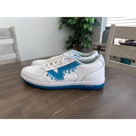 Vans Lowland Comfy Cush Drip Slushie White Blue Men\'s Size 12 Shoes New NWT main image 9
